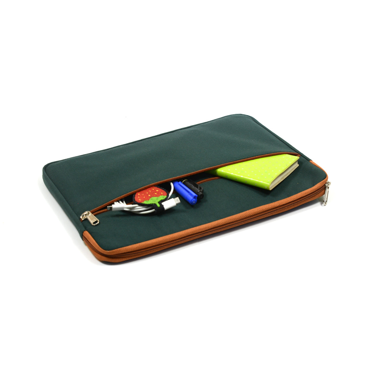 Emerald Smocked Laptop Sleeve