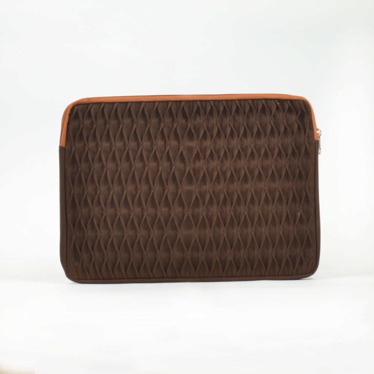 Mocha Smocked Laptop Sleeve