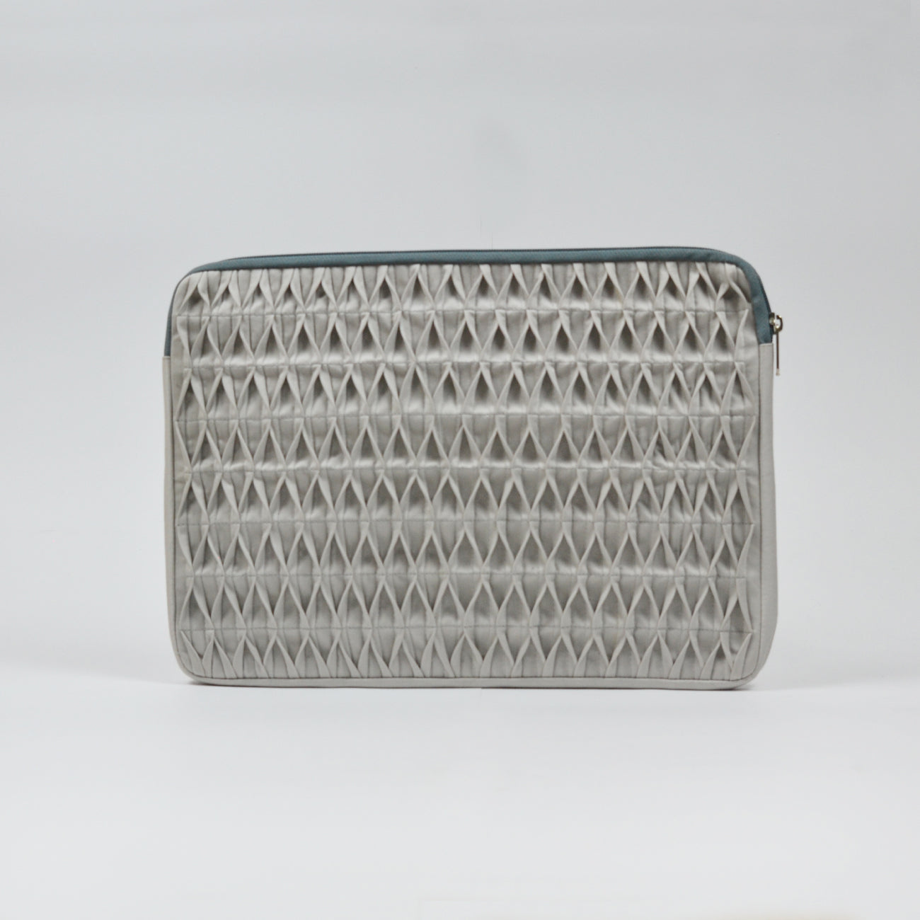 Gunmetal Smocked Laptop Sleeve