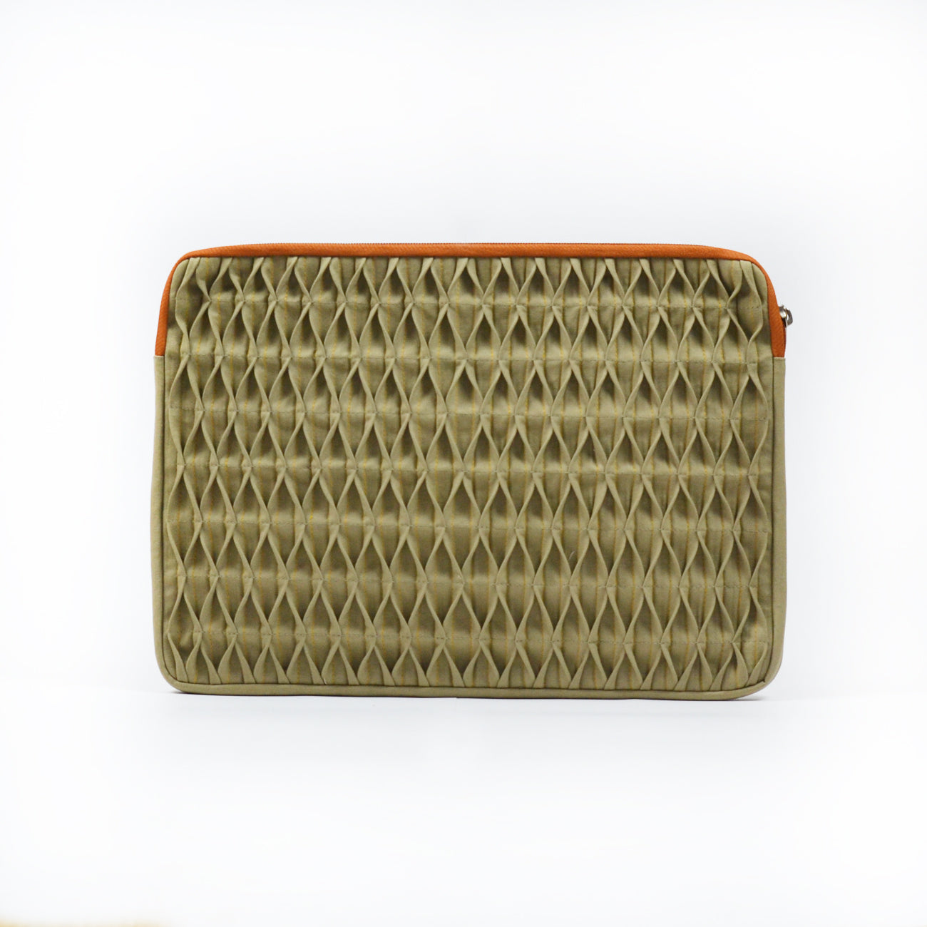 Sage Smocked Laptop Sleeve