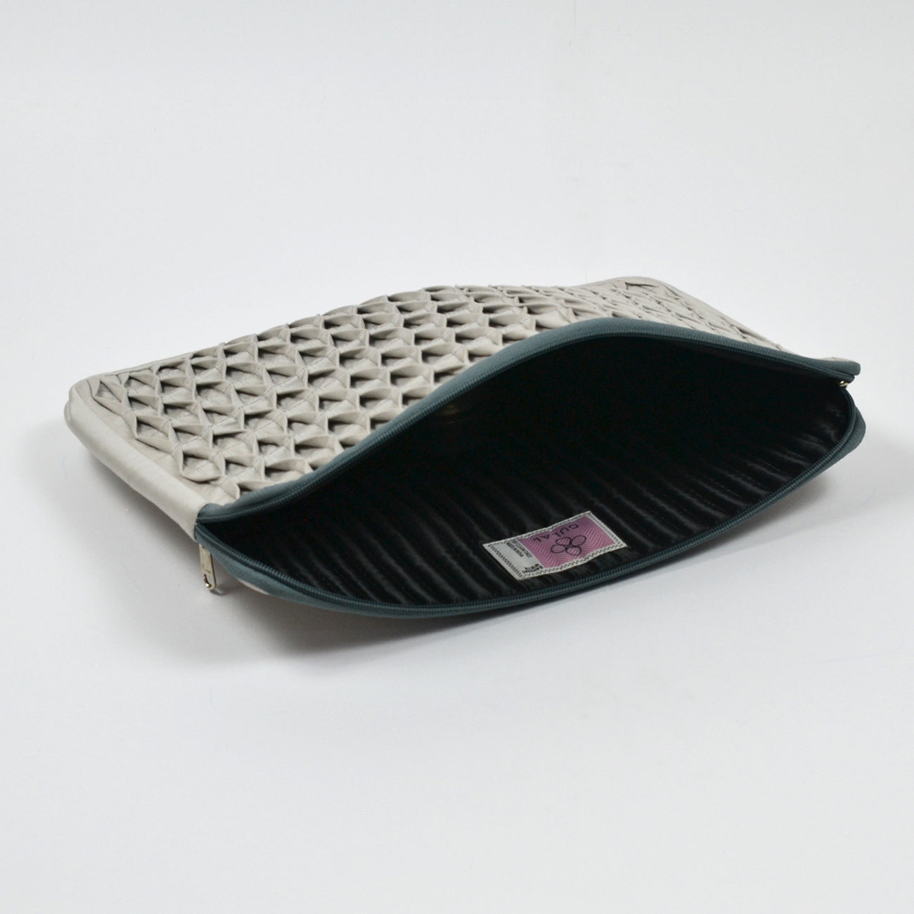 Gunmetal Smocked Laptop Sleeve