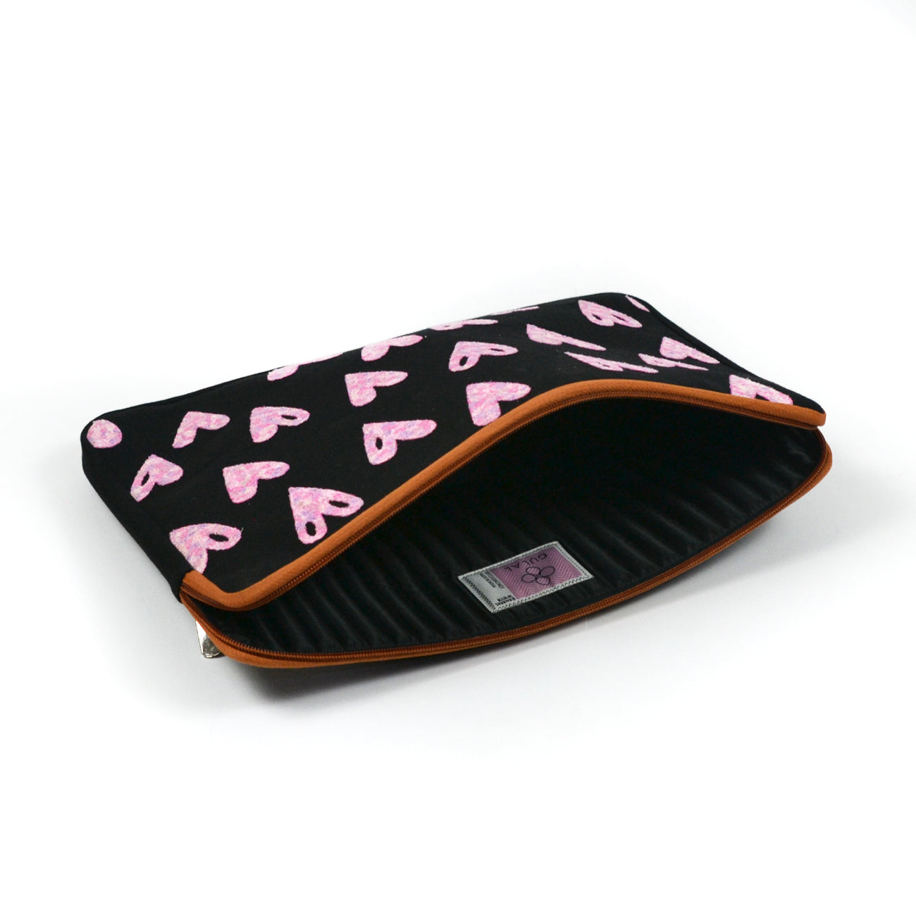 Fuchsia Hearts Laptop Sleeve