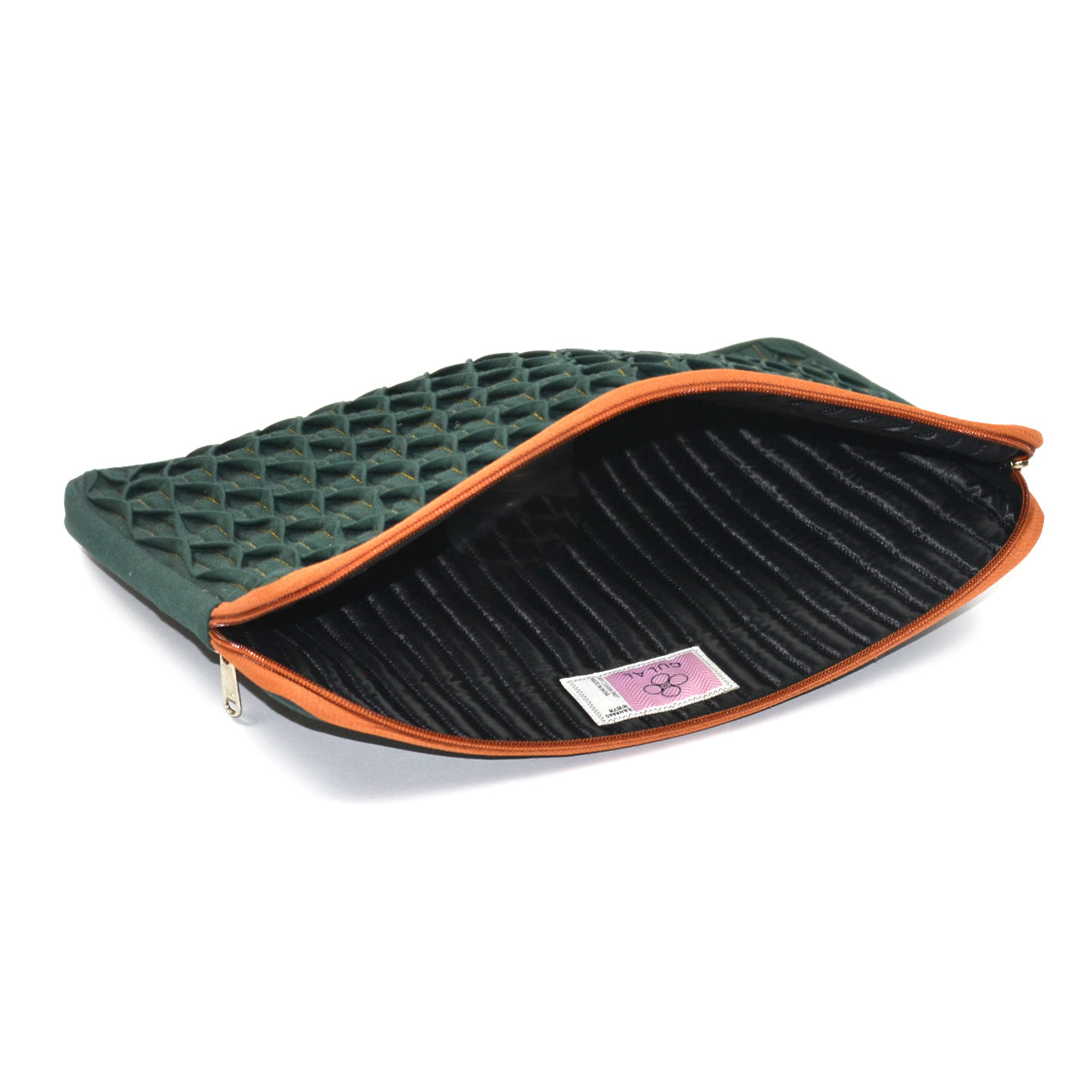 Emerald Smocked Laptop Sleeve