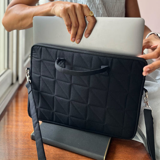 Sable Laptop Sleeve | Handcrafted in India | Gulal