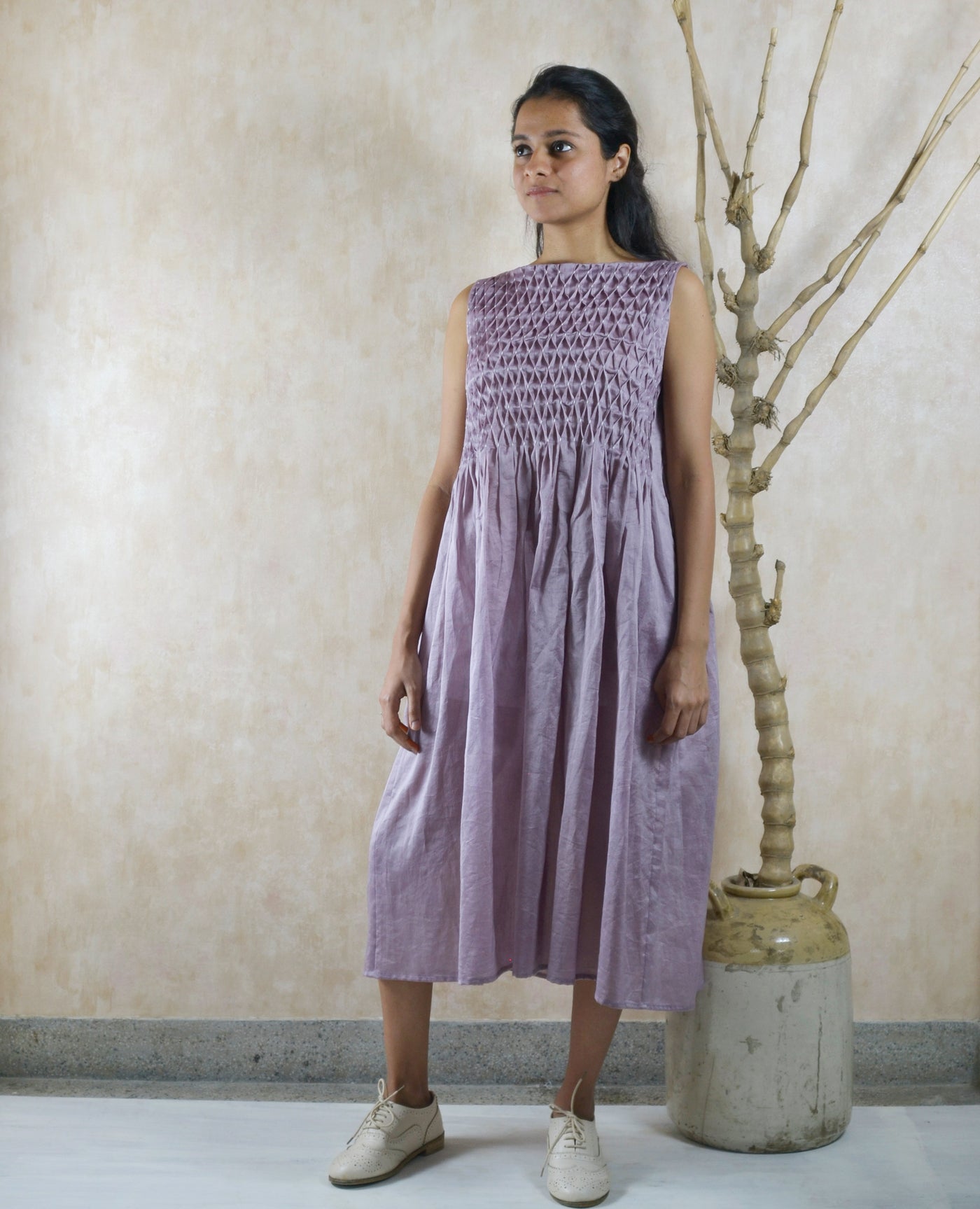 Muave Fissure Dress