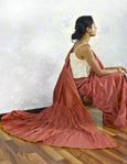 Contra-Zari Sari