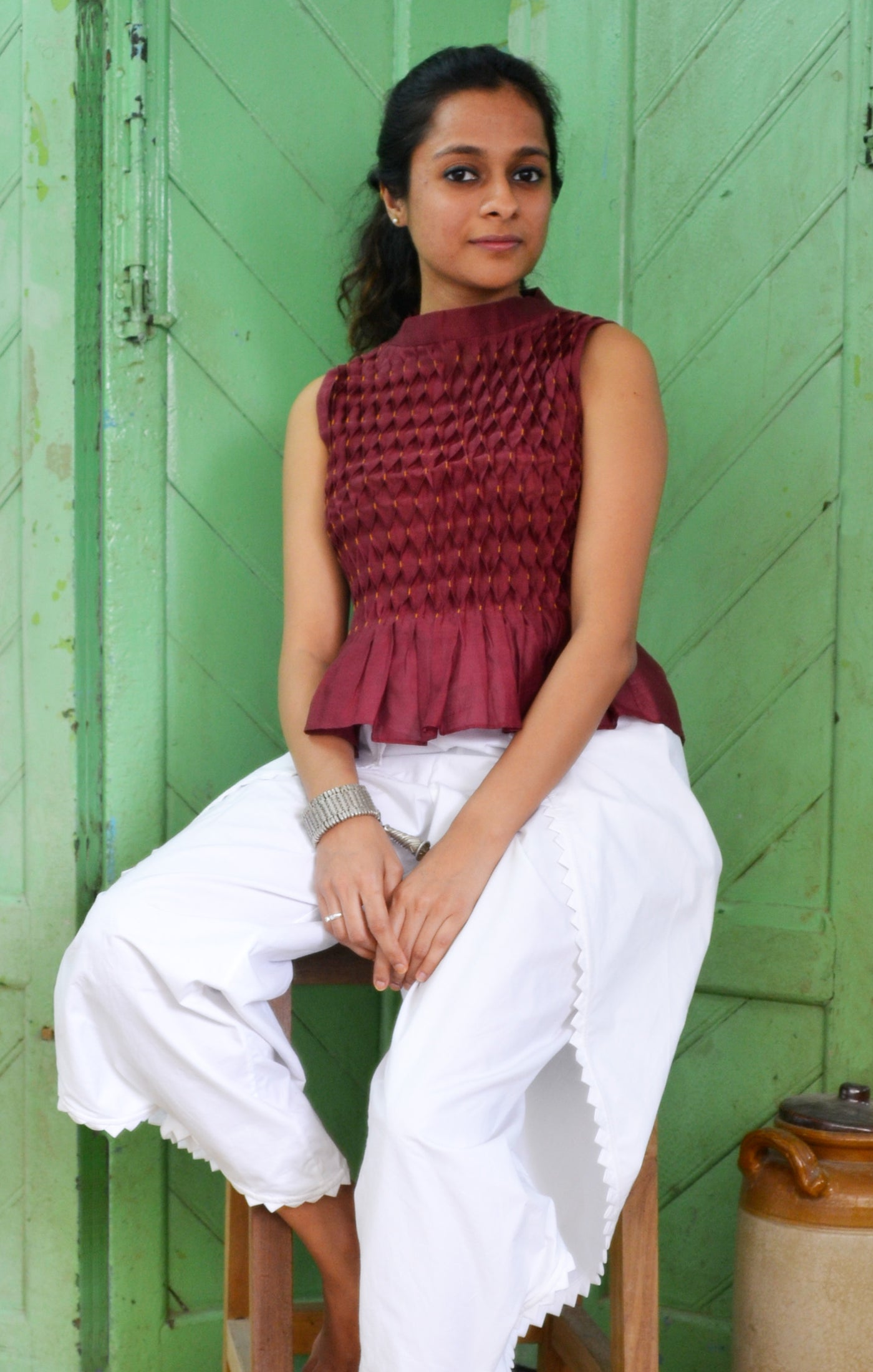 Oxblood Punch Top