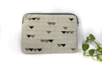 Slate Cats Tooth Laptop Sleeve