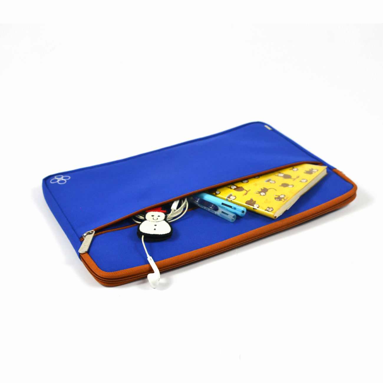 Baandh Smocked Laptop Sleeve | Jodhpur Blues | Handcrafted Tech Accessories | Gulal