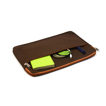 Mocha Smocked Laptop Sleeve