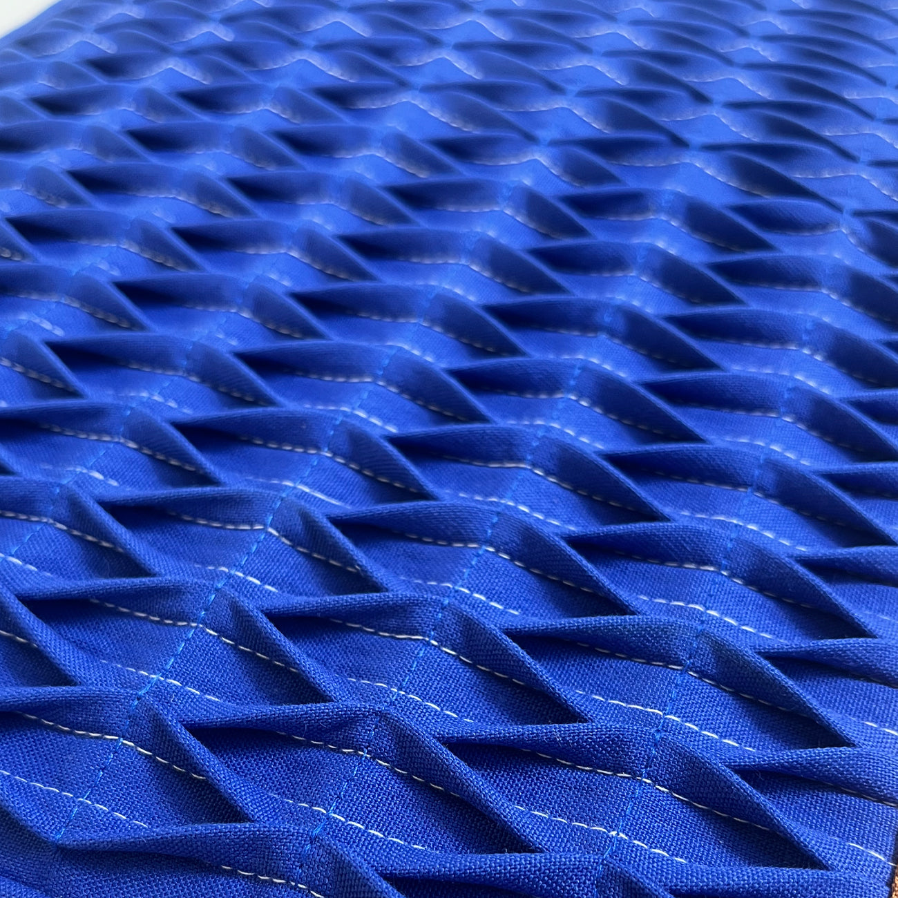 Nilaya Smocked Laptop Sleeve | Jodhpur Blues | Handcrafted Tech Accessories | Gulal