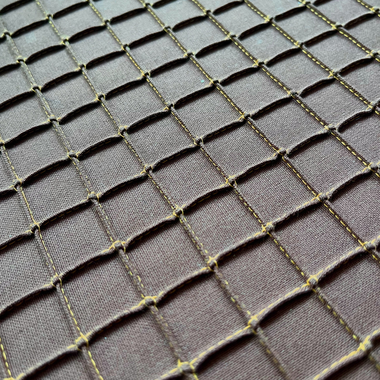 Cocoa Waffle Laptop Sleeve | Handcrafted in India | Gulal