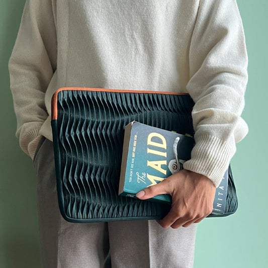 Emerald Ripple Laptop Sleeve