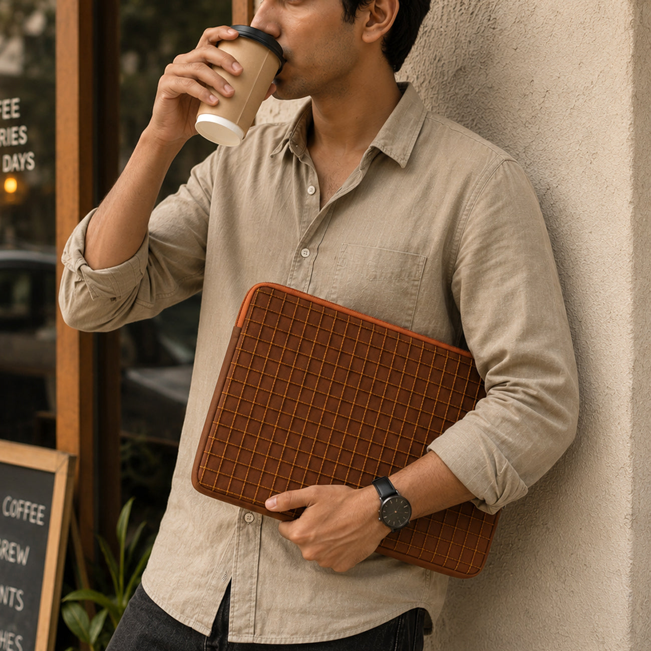 Cocoa Waffle Laptop Sleeve