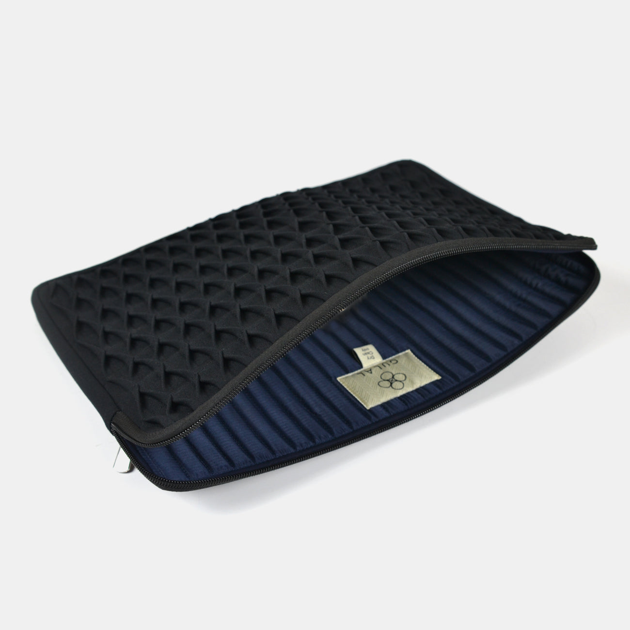 Ebony Smocked Laptop Sleeve