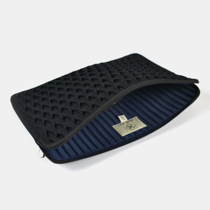 Ebony Smocked Laptop Sleeve