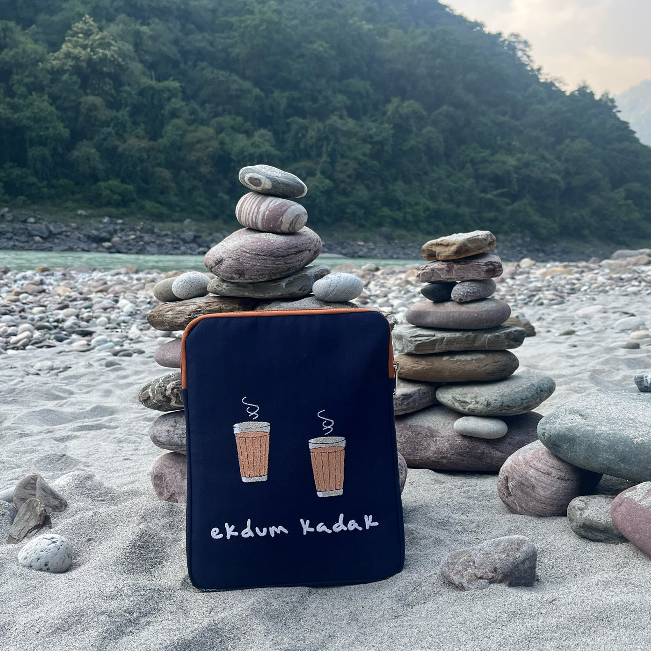 Kadak Chai Tablet Sleeve  | Handcrafted in India | Gulal