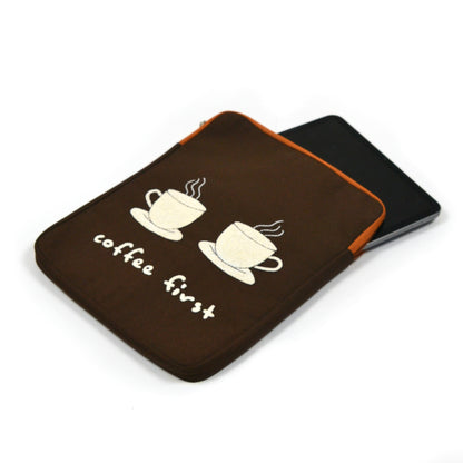 Coffee First Tablet Sleeve  | Handcrafted in India | Gulal