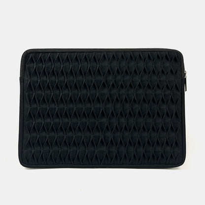 Ebony Smocked Laptop Sleeve