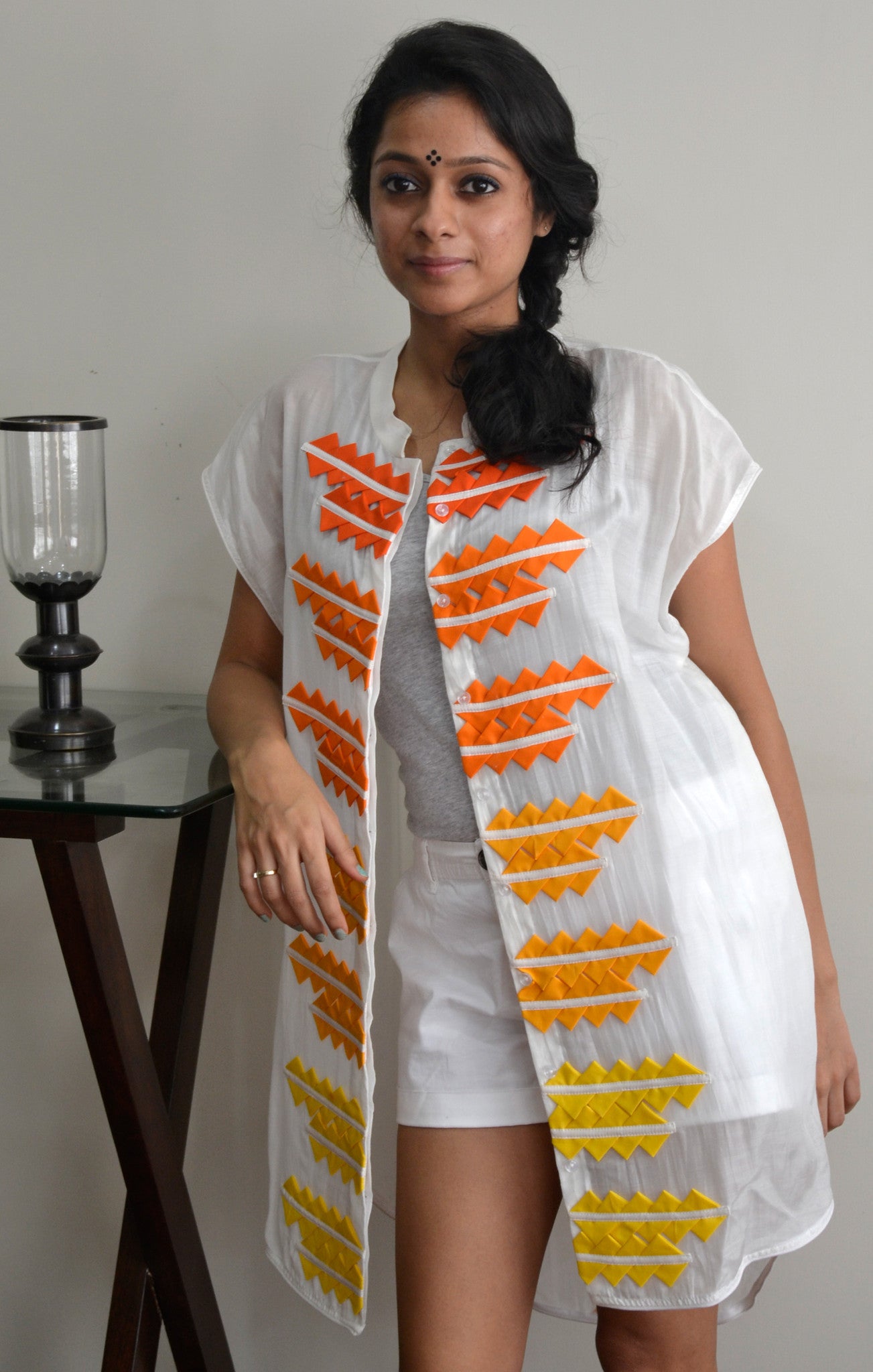 LONG BUTTON DOWN SHIRT - Gulal 