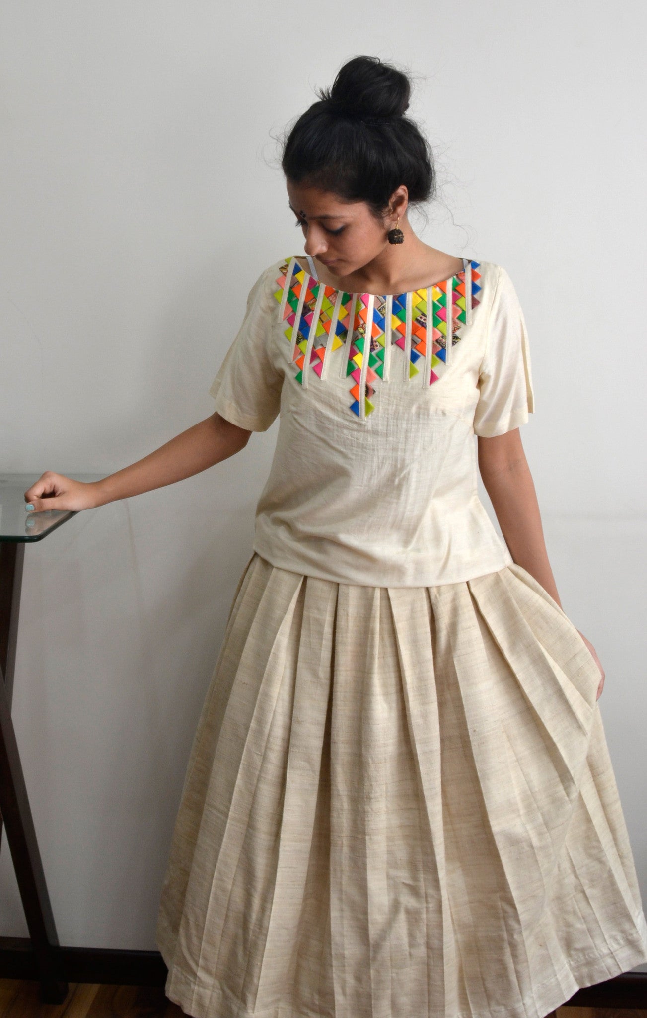 TETRIS NECK TOP - Gulal 