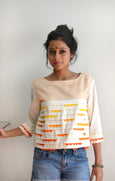 PLEATED SHORT TOP - Gulal 