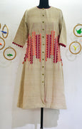 FRONT BUTTON DOWN DETAILED WAIST TUNIC